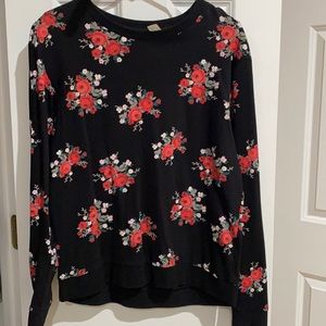 floral H&M crewneck